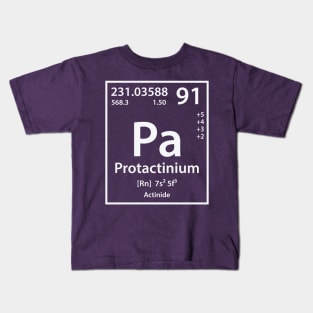 Protactinium Element Kids T-Shirt